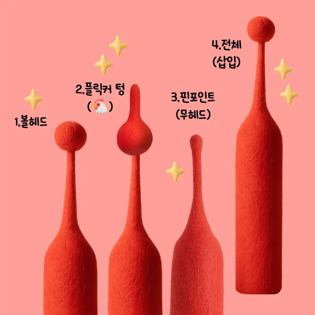 핀포인트형과 일반형 바이브레이터의 완벽한 절충안, 롬프 팝